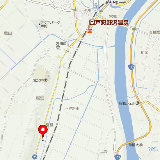 飯山本社周辺地図