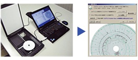タコグラフチャート紙 自動解析システム1